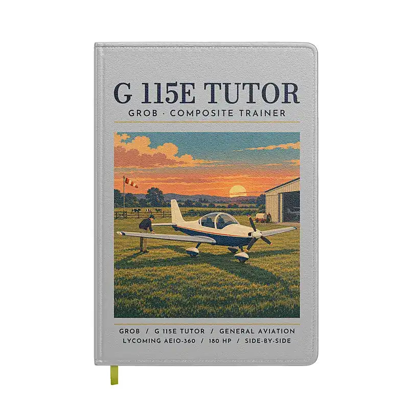 Grob G 115E Tutor - Poster - Notebook - Light Gray