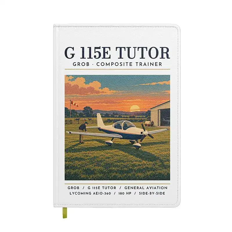 Grob G 115E Tutor - Poster - Notebook - White