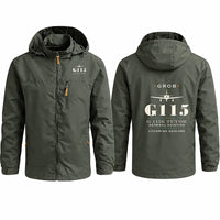 Thumbnail for Grob G 115E Tutor Stylish Jackets - Hooded Windbreaker - Heritage - Olive Green