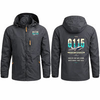 Thumbnail for Grob G 115E Tutor Stylish Jackets - Hooded Windbreaker - Original - Charcoal