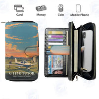 Thumbnail for Grob G 115E Tutor Leather Wallets - Zip Long Wallet - 3D