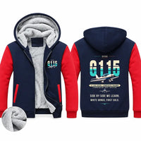Thumbnail for Grob G 115E Tutor Zipped Sweatshirts - Original - Navy & Red