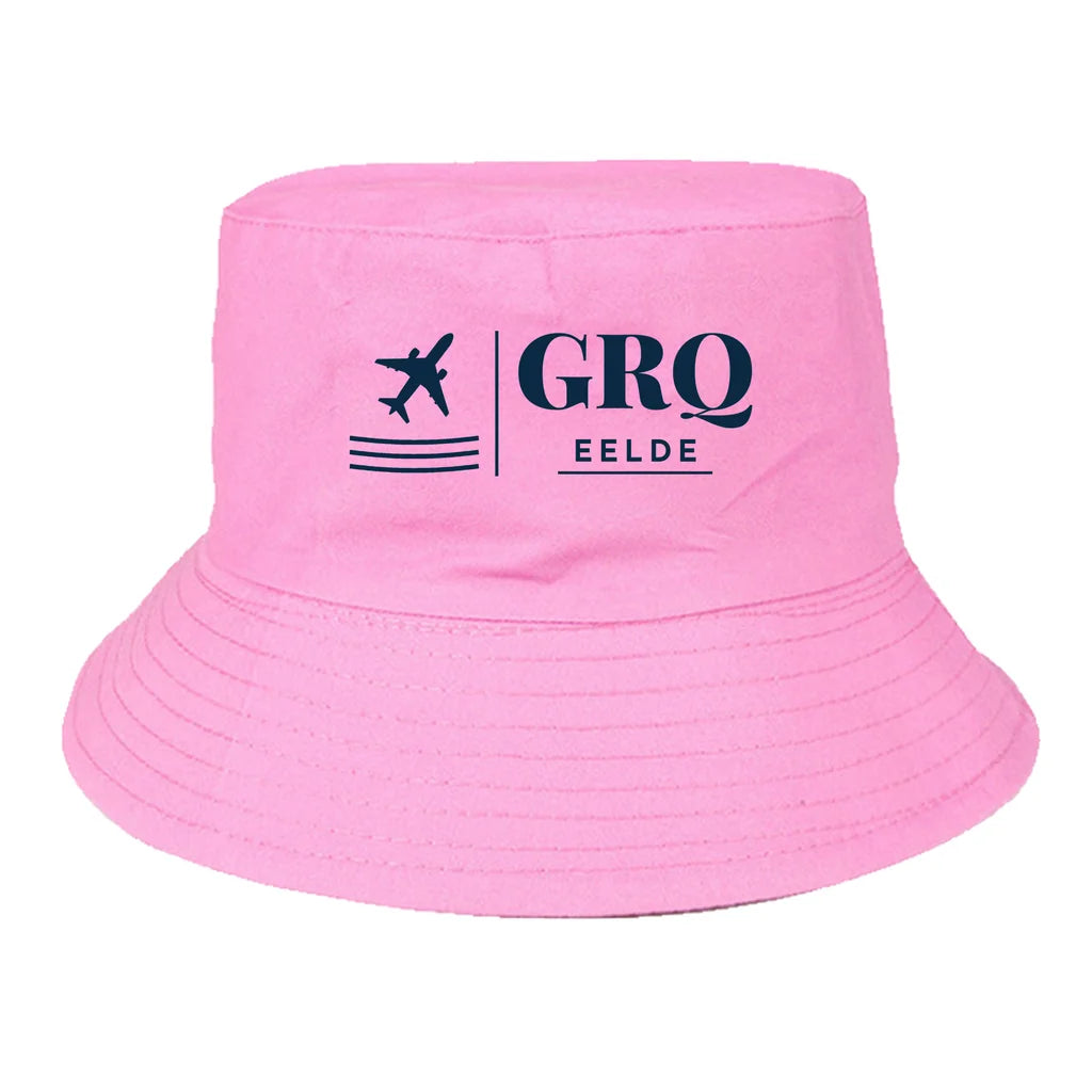 Groningen Airport Eelde (GRQ) summer hat - light pink