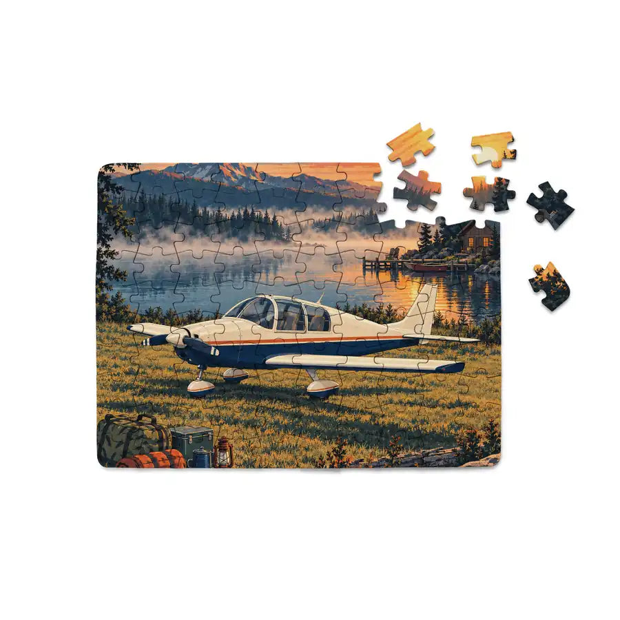 Grumman American AA-5B Tiger - 3D - Puzzle