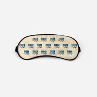 Thumbnail for Grumman American AA-5B Tiger - Cartoon Pattern - Sleep Mask - Beige