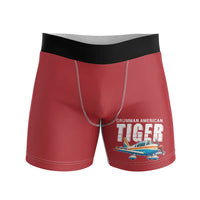 Thumbnail for Grumman American AA-5B Tiger - Men Boxers - Cartoon - Red