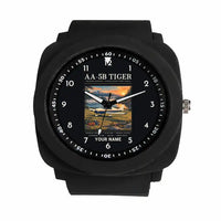 Thumbnail for Grumman American AA-5B Tiger - Poster + Name - Rubber Strap - Black