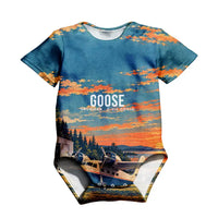 Thumbnail for Grumman G-21A Goose 3D All-Over Print Clothing - Baby Bodysuit - 3D