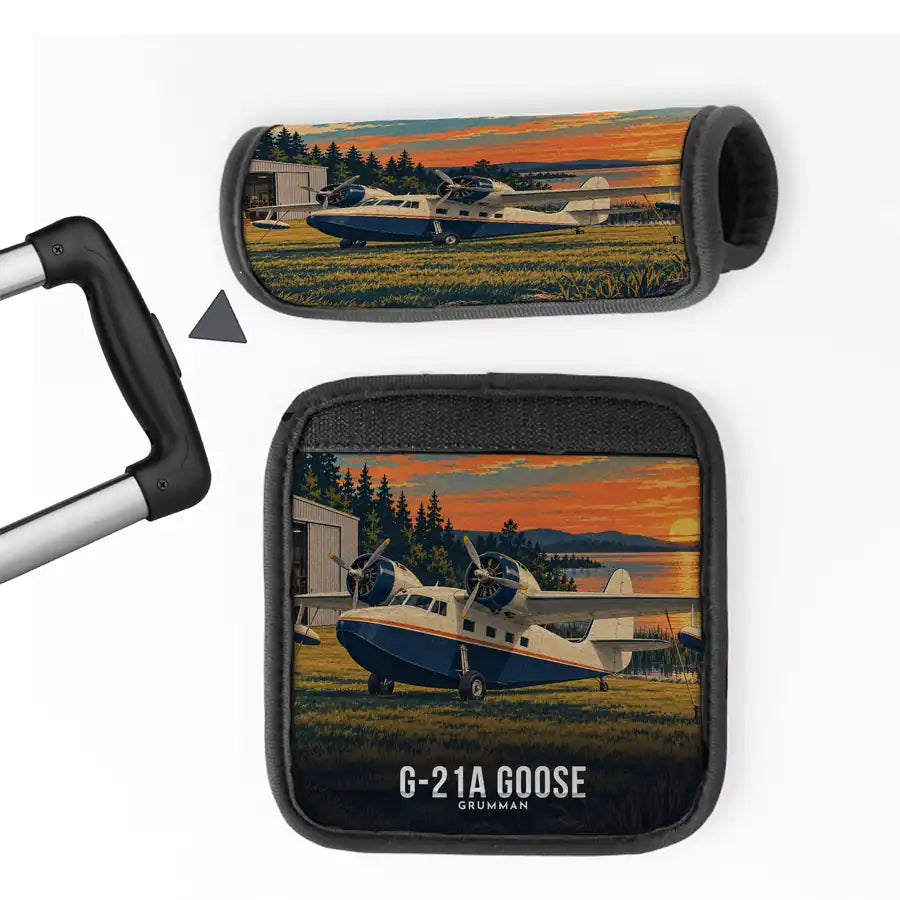 Grumman G-21A Goose - 3D - Luggage Handle Cover - Full Print