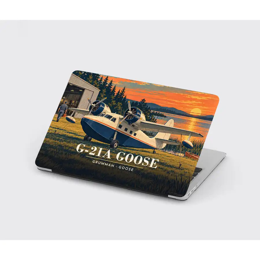 Grumman G-21A Goose - 3D - MacBook Case - Full Print