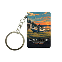 Thumbnail for Grumman G-21A Goose - 3D + Name - Key Chain - Full Print