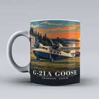 Thumbnail for Grumman G-21A Goose - 3D + Title - Mug - White