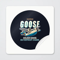 Thumbnail for Grumman G-21A Goose - Cartoon - Circle Sticker - Peel