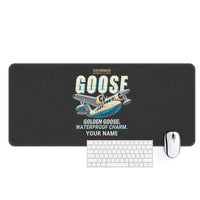 Thumbnail for Grumman G-21A Goose - Cartoon + Name - Desk Mat - Black