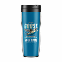 Thumbnail for Grumman G-21A Goose - Cartoon + Name - Plastic (No Holder) - Light Blue