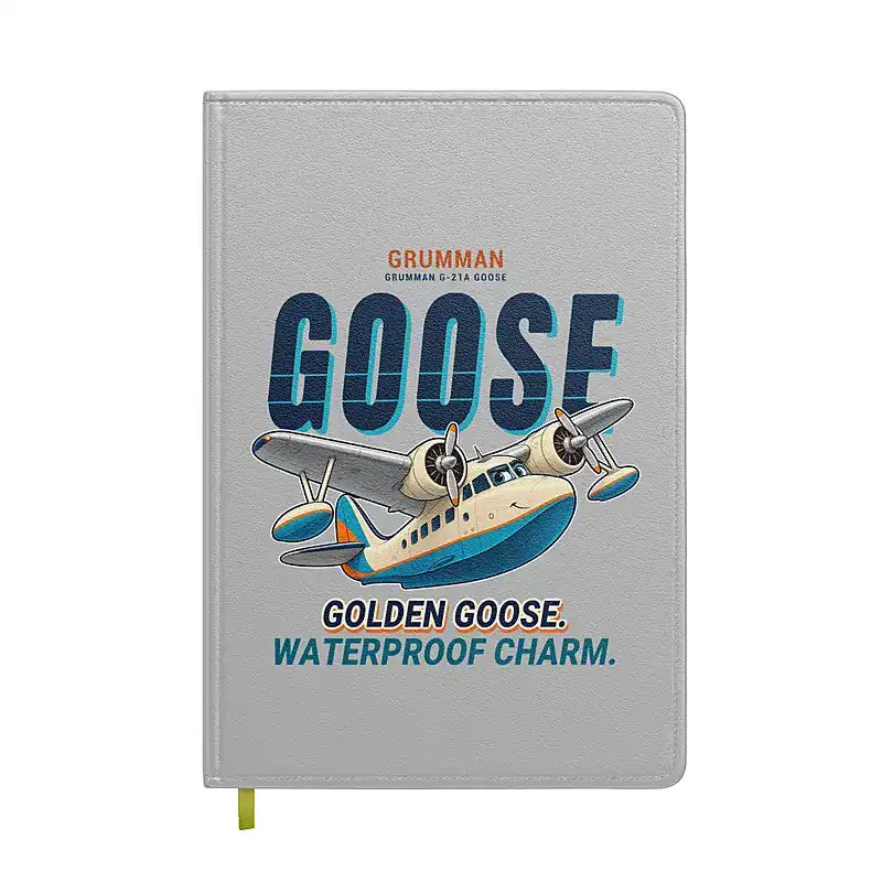 Grumman G-21A Goose - Cartoon - Notebook - Light Gray