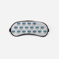 Thumbnail for Grumman G-21A Goose - Cartoon Pattern - Sleep Mask - Light Gray