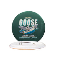 Thumbnail for Grumman G-21A Goose - Cartoon - Pin - Dark Green