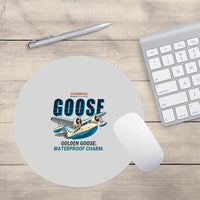 Thumbnail for Grumman G-21A Goose - Cartoon - Round Mouse Pad - Light Gray