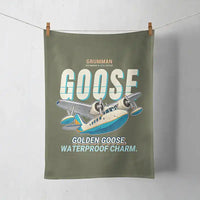 Thumbnail for Grumman G-21A Goose - Cartoon - Towel - Green Army