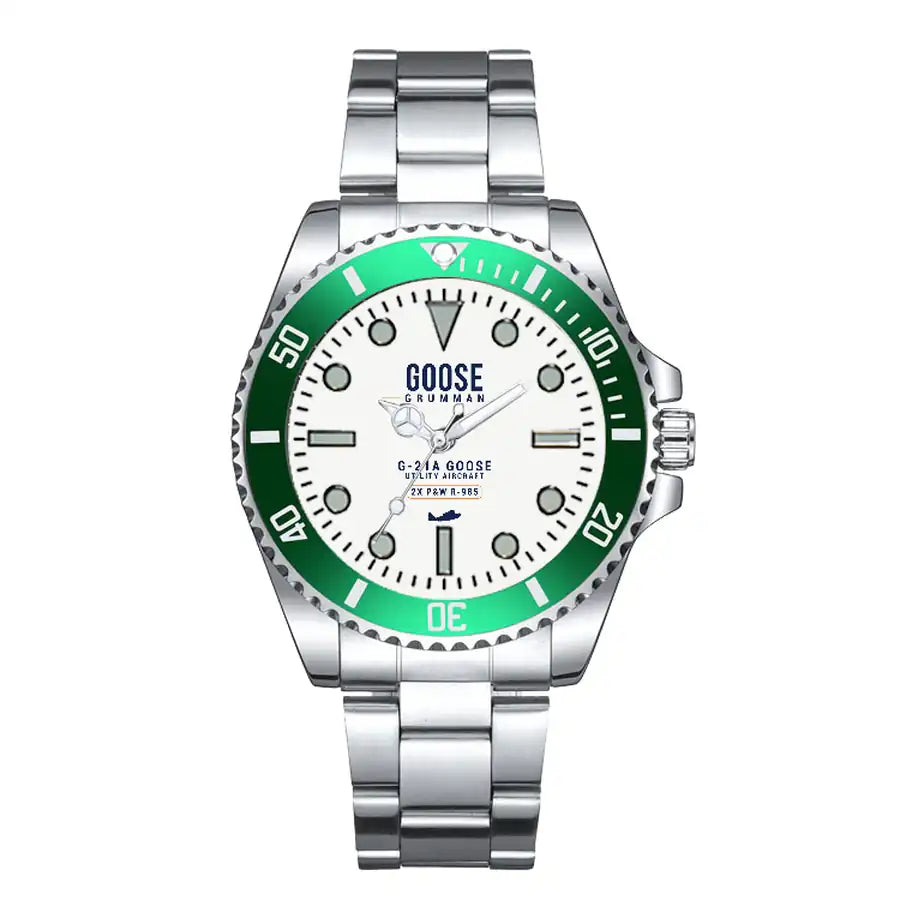 Grumman G-21A Goose - Classic - White - Premium Diver - Green