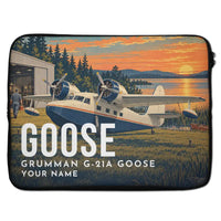 Thumbnail for Grumman G-21A Goose - Laptop Sleeve + Name