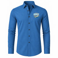 Thumbnail for Grumman G-21A Goose - Long Sleeve Shirt - Cartoon - Blue