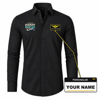 Thumbnail for Grumman G-21A Goose - Long Sleeve Shirt - Original - Black + NAME