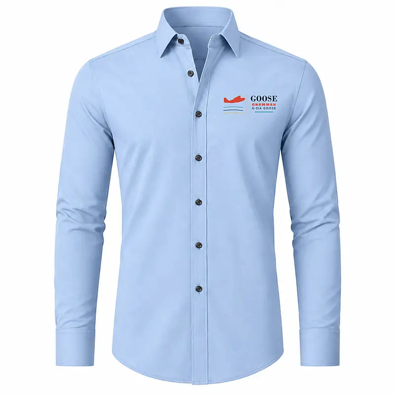 Grumman G-21A Goose - Long Sleeve Shirt - Poster - Light Blue