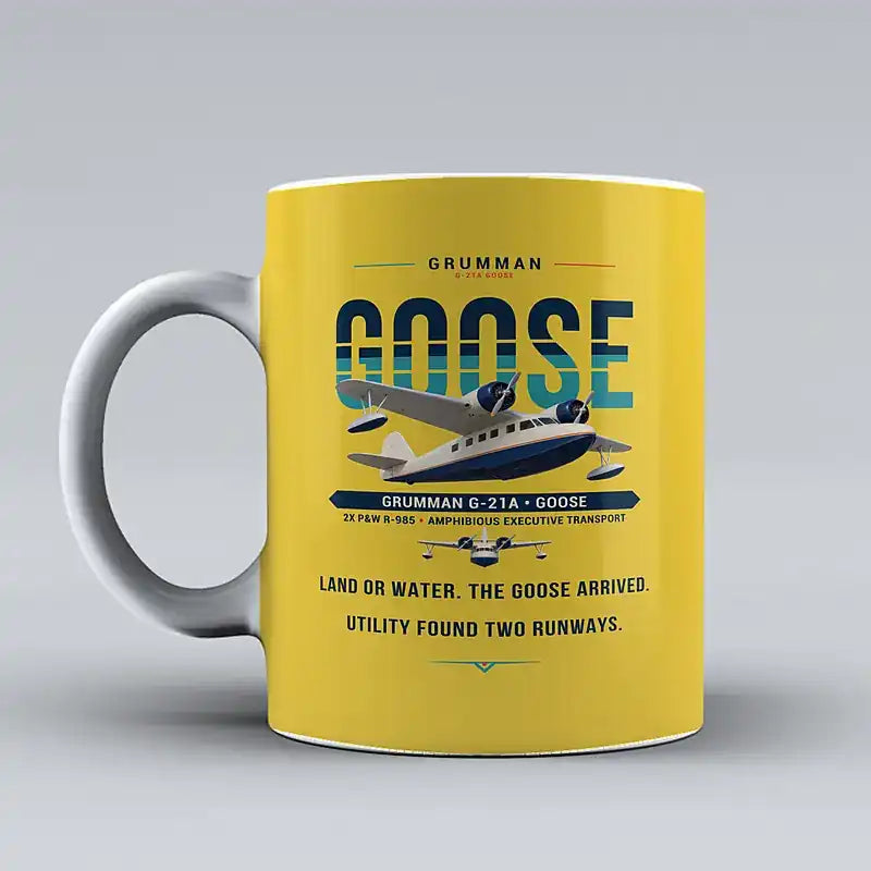 Grumman G-21A Goose - Original - Mug - Yellow