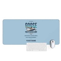 Thumbnail for Grumman G-21A Goose - Original + Name - Desk Mat - Light Blue