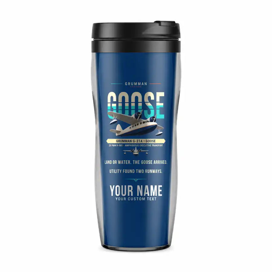 Grumman G-21A Goose - Original + Name - Plastic (No Holder) - Blue