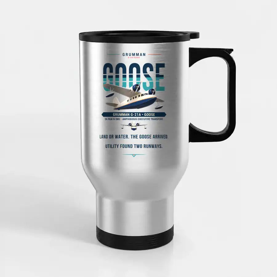 Grumman G-21A Goose - Original - Stainless Steel with Holder - Silver