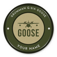 Thumbnail for Grumman G-21A Goose Patches - Circle + Name - Olive Khaki