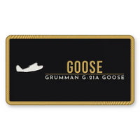 Thumbnail for Grumman G-21A Goose Patches - Rectangle - Black Gold