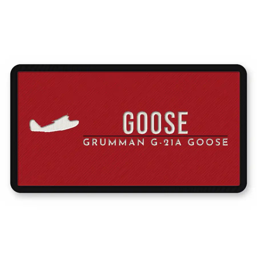 Grumman G-21A Goose Patches - Rectangle - Red White