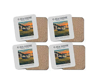 Thumbnail for Grumman G-21A Goose - Poster - Coaster Set - Light Gray