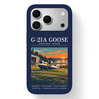 Thumbnail for Grumman G-21A Goose - Poster - MagSafe iPhone 17 Pro - Navy Blue