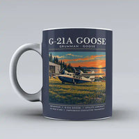 Thumbnail for Grumman G-21A Goose - Poster - Mug - Dark Blue