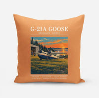 Thumbnail for Grumman G-21A Goose - Poster - Pillow - Orange