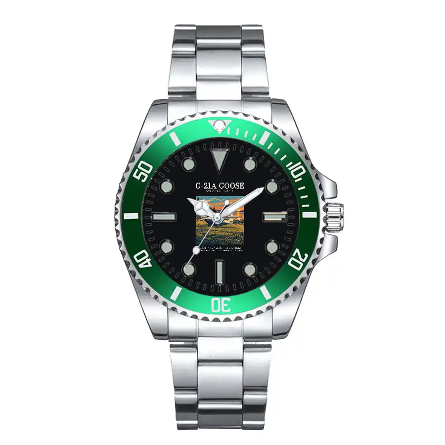 Grumman G-21A Goose - Poster - Premium Diver - Green