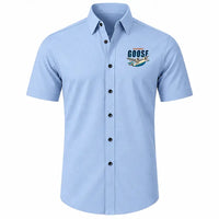 Thumbnail for Grumman G-21A Goose - Short Sleeve Shirt - Cartoon - Light Blue
