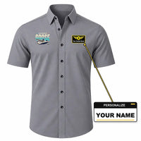 Thumbnail for Grumman G-21A Goose - Short Sleeve Shirt - Original - Gray + NAME