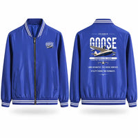 Thumbnail for Grumman G-21A Goose Stylish Jackets - Baseball Collar - Original - Royal Blue