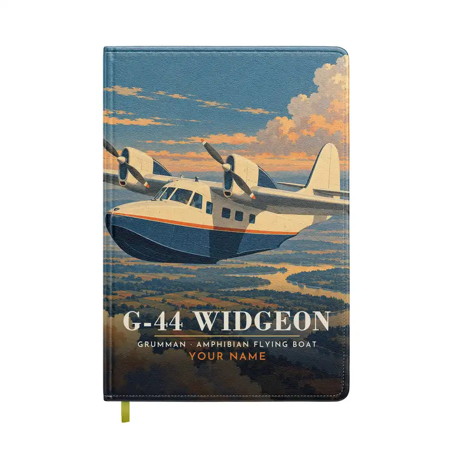 Grumman G-44 Widgeon - 3D + Name - Notebook - Full Print