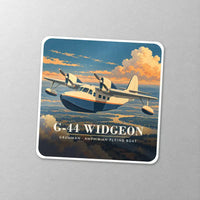 Thumbnail for Grumman G-44 Widgeon - 3D - Square Sticker - Close-up