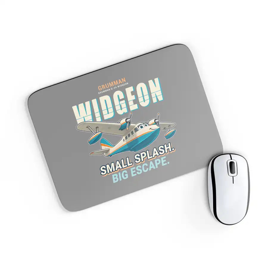 Grumman G-44 Widgeon - Cartoon - Mouse Pad - Gray