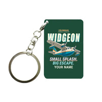 Thumbnail for Grumman G-44 Widgeon - Cartoon + Name - Key Chain - Dark Green