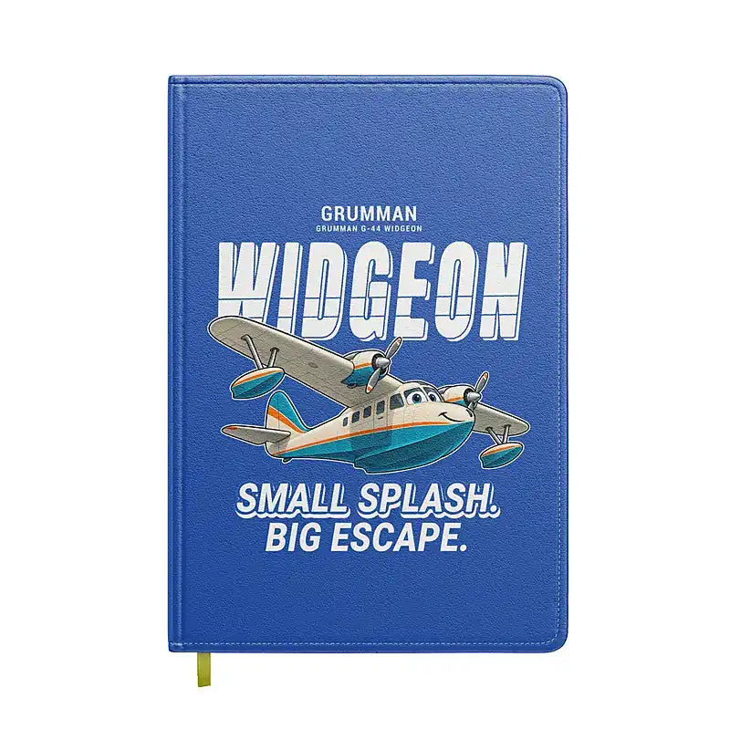 Grumman G-44 Widgeon - Cartoon - Notebook - Blue