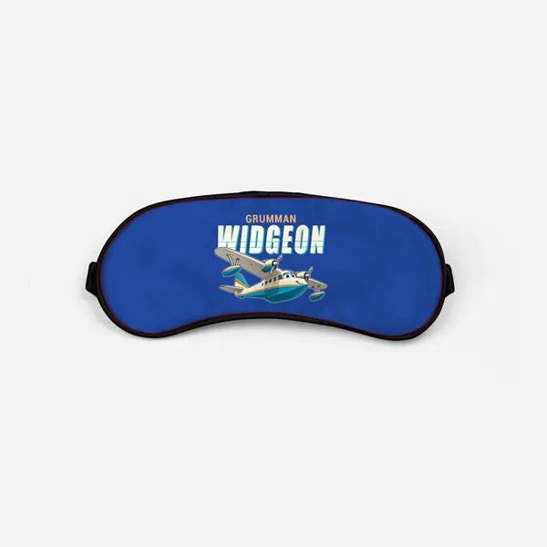 Grumman G-44 Widgeon - Cartoon - Sleep Mask - Blue